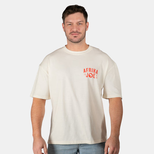 Men's African Sunshine Boxy T-Shirt - Cream