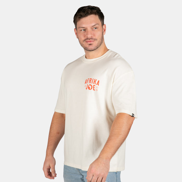 Men's African Sunshine Boxy T-Shirt - Cream