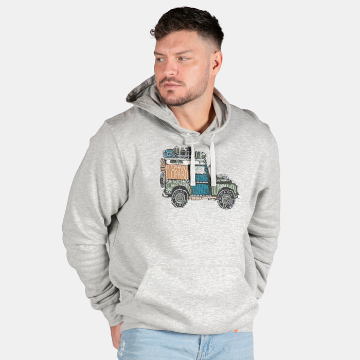 Men's Animal Safari Hoody - Grey