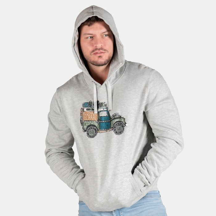 Men's Animal Safari Hoody - Grey