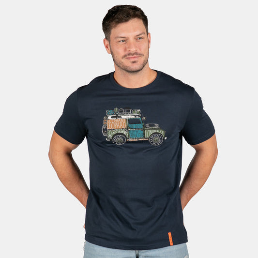 Men's Animal Safari T-Shirt - Navy