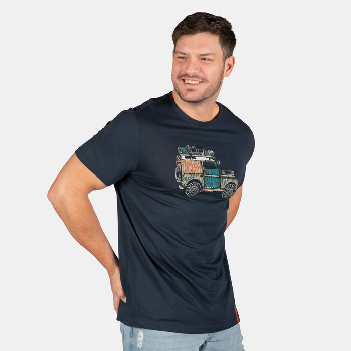 Men's Animal Safari T-Shirt - Navy