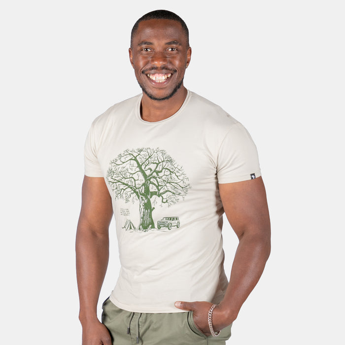 Men's Baobab T-Shirt - Stone