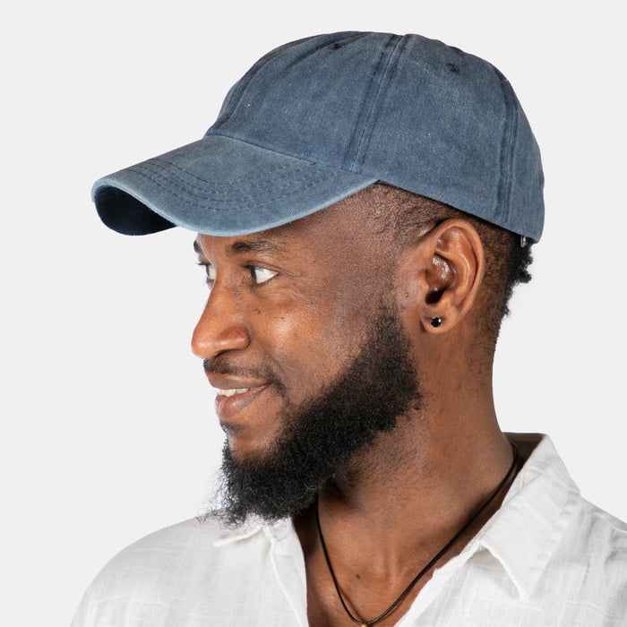 Men's Baseball Dad Cap - Blue