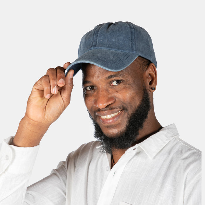 Men's Baseball Dad Cap - Blue