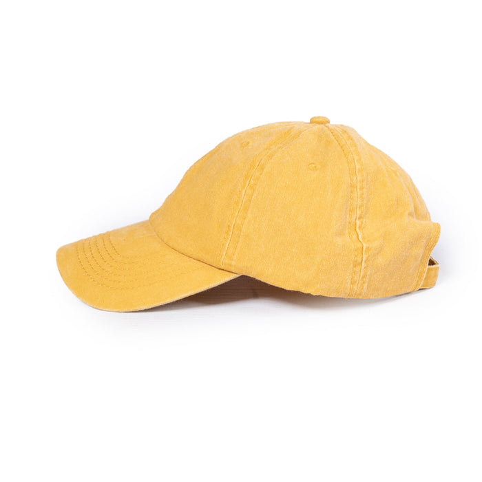 Men's Baseball Dad Cap - Mustard