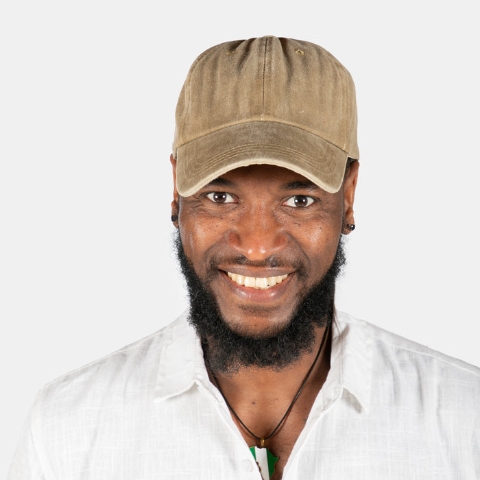 Men's Baseball Dad Cap - Stone
