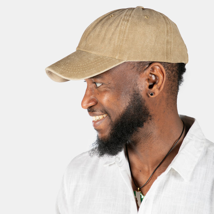 Men's Baseball Dad Cap - Stone