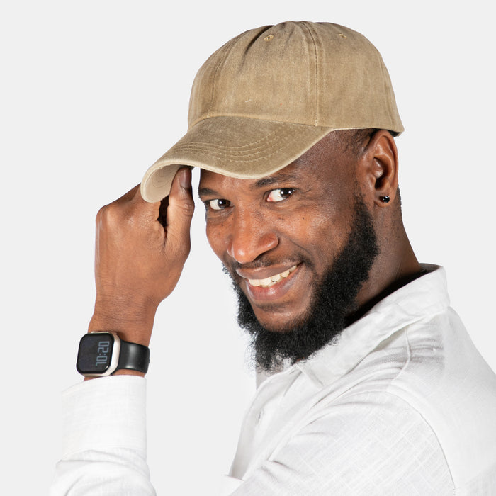 Men's Baseball Dad Cap - Stone