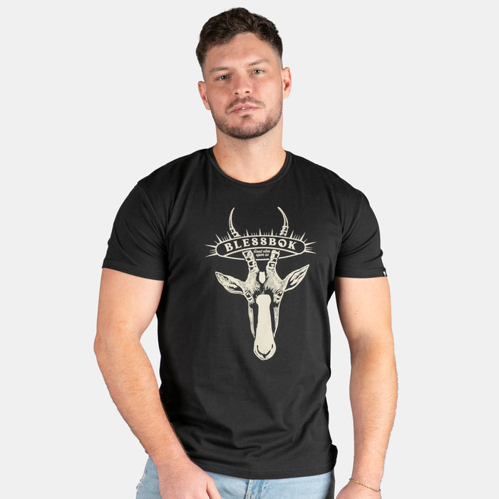 Men's Blessbok T-Shirt - Black