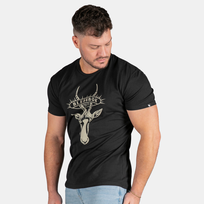 Men's Blessbok T-Shirt - Black
