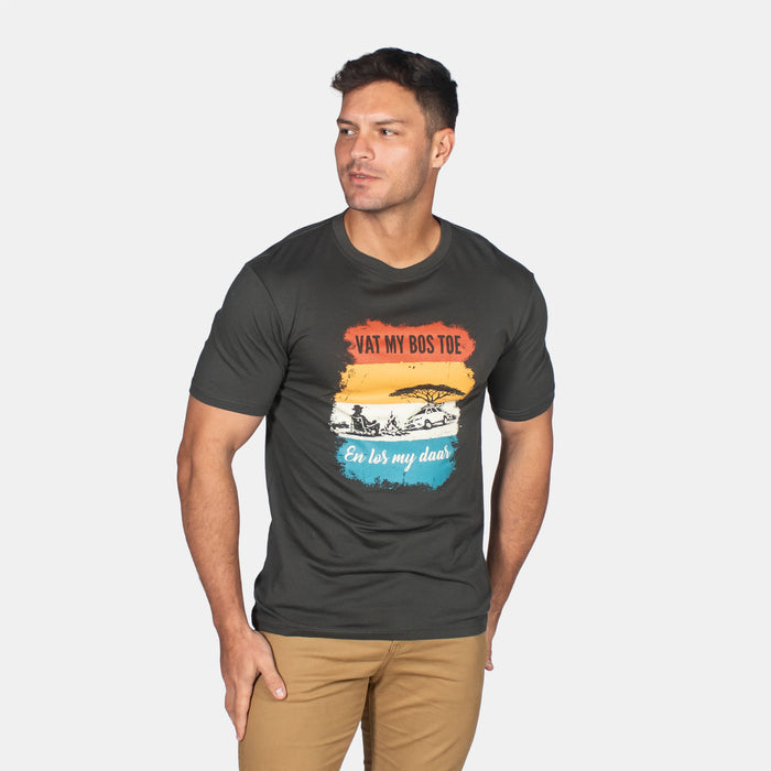 Men's Bos Toe T-Shirt - Charcoal