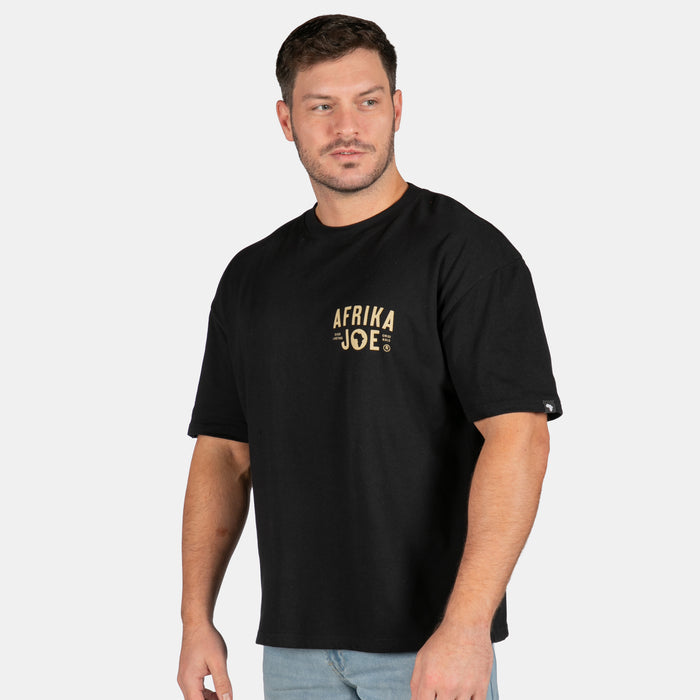 Men's Caffeine Boxy T-Shirt - Black