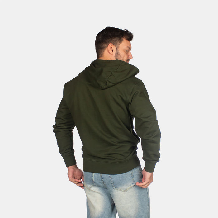 Men's Camo Map Hoodie - Olive