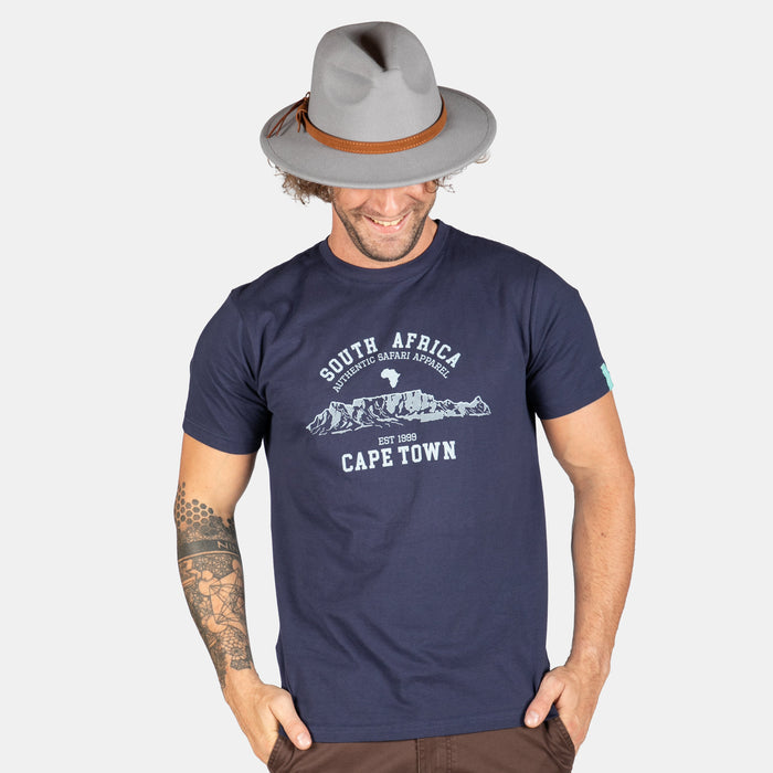 Men's Cape Town T-Shirt - Navy