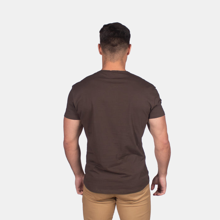Men's Caprivi Strip Club T-Shirt - Chocolate