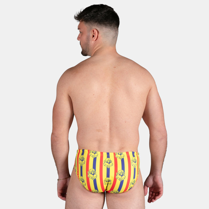Men's Chappies Swim Briefs - Yellow