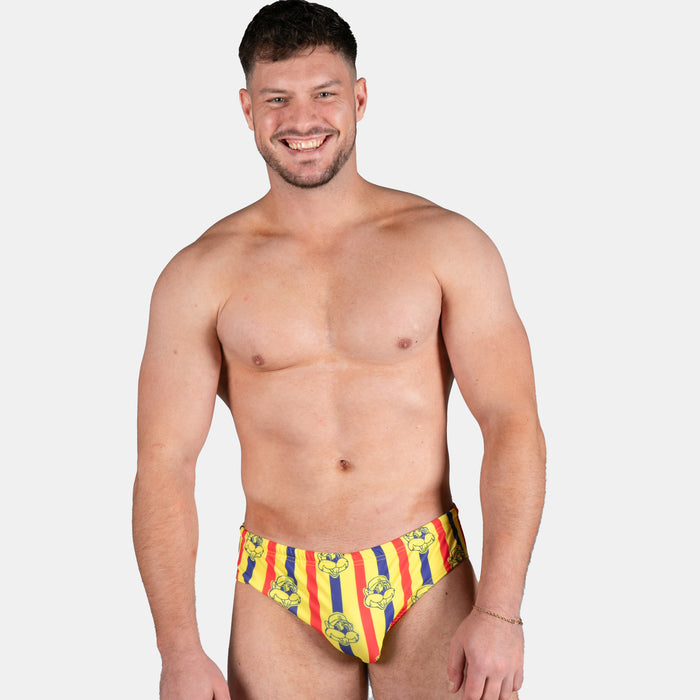 Men's Chappies Swim Briefs - Yellow