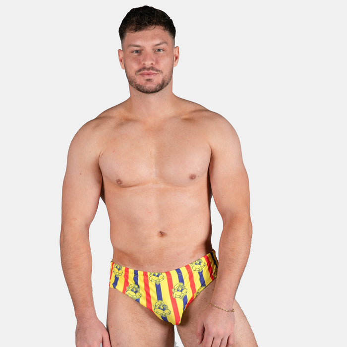 Men's Chappies Swim Briefs - Yellow