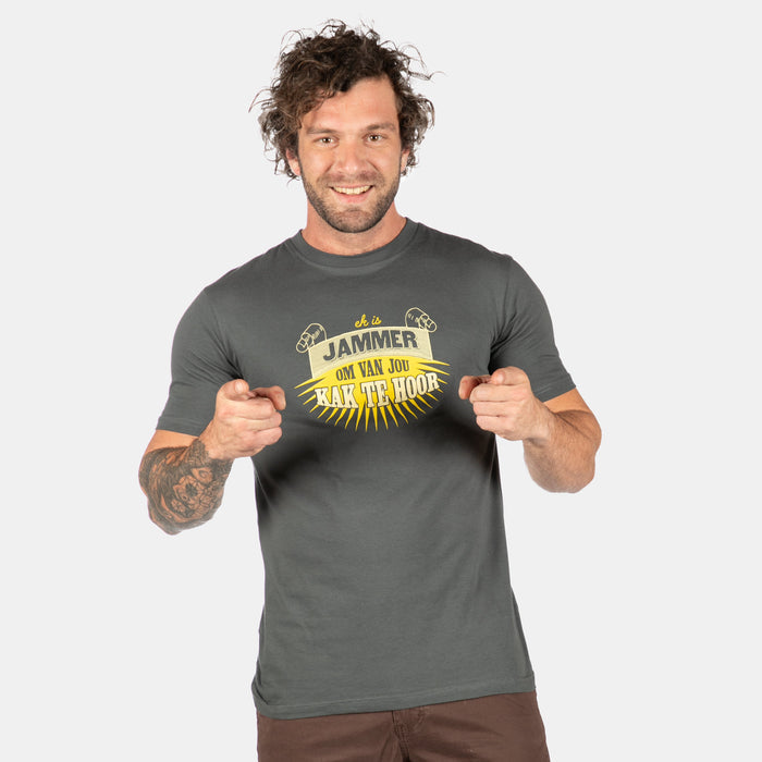 Men's Classic Jammer Regular Fit T-Shirt - Charcoal