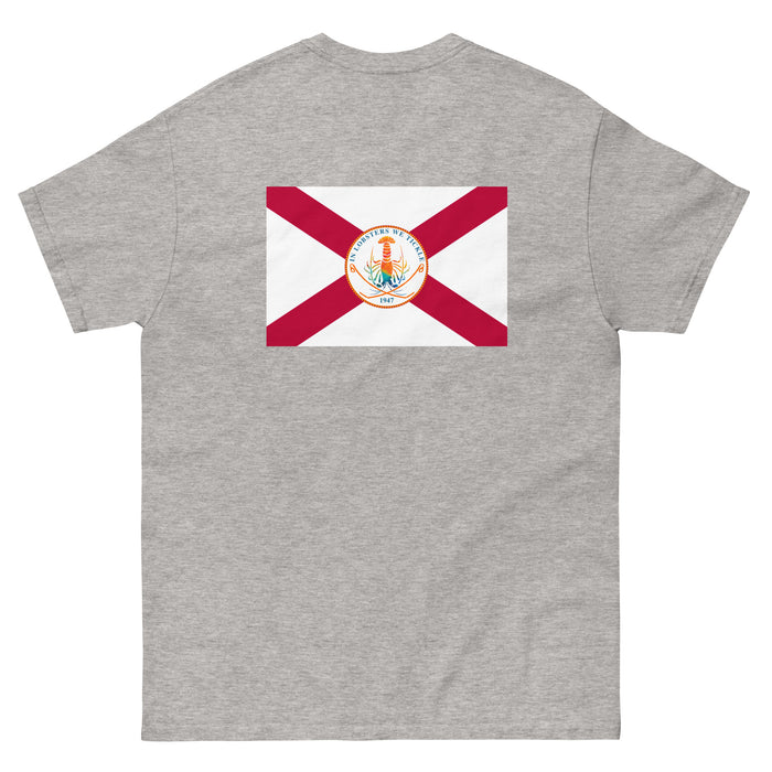 Men's classic tee  - Tickle Flag (Back)