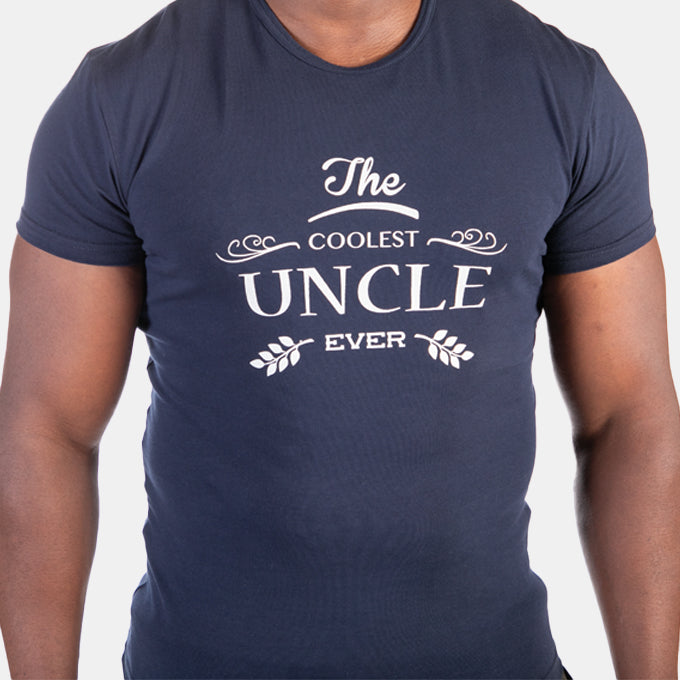 Men's Coolest Uncle Ever T-Shirt - Navy