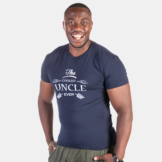 Men's Coolest Uncle Ever T-Shirt - Navy