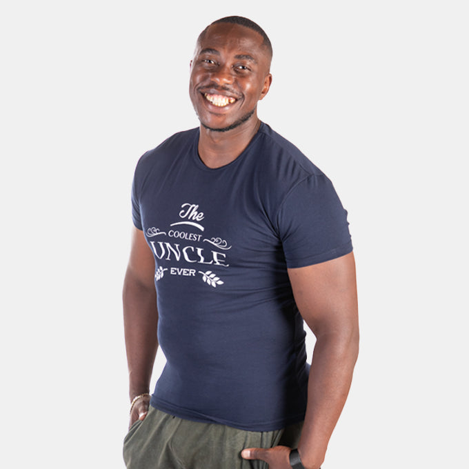 Men's Coolest Uncle Ever T-Shirt - Navy
