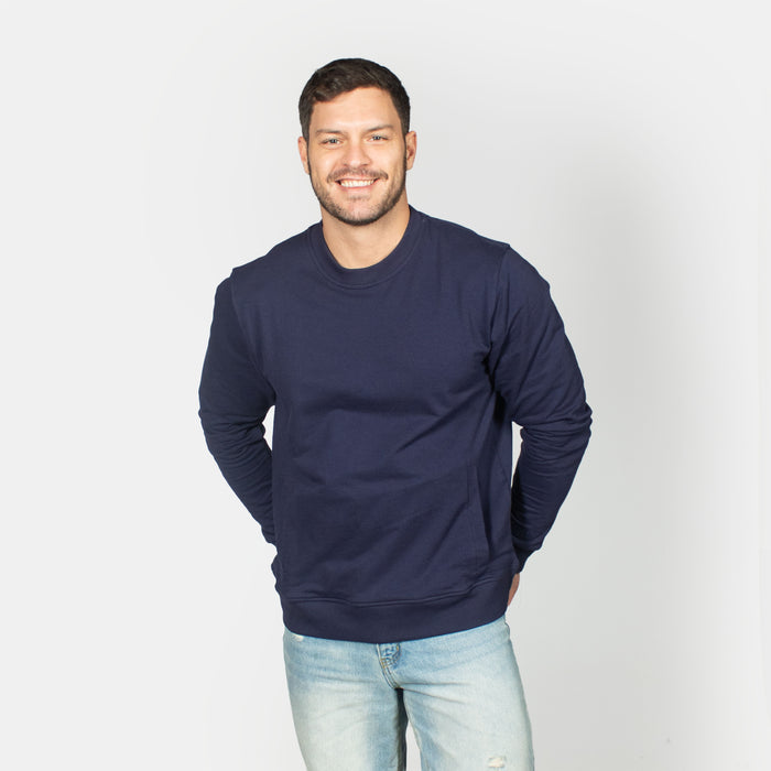 Men's Eclipse Crew Sweater - Navy