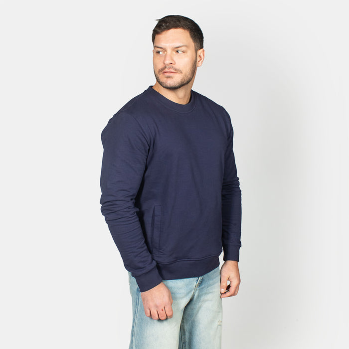 Men's Eclipse Crew Sweater - Navy