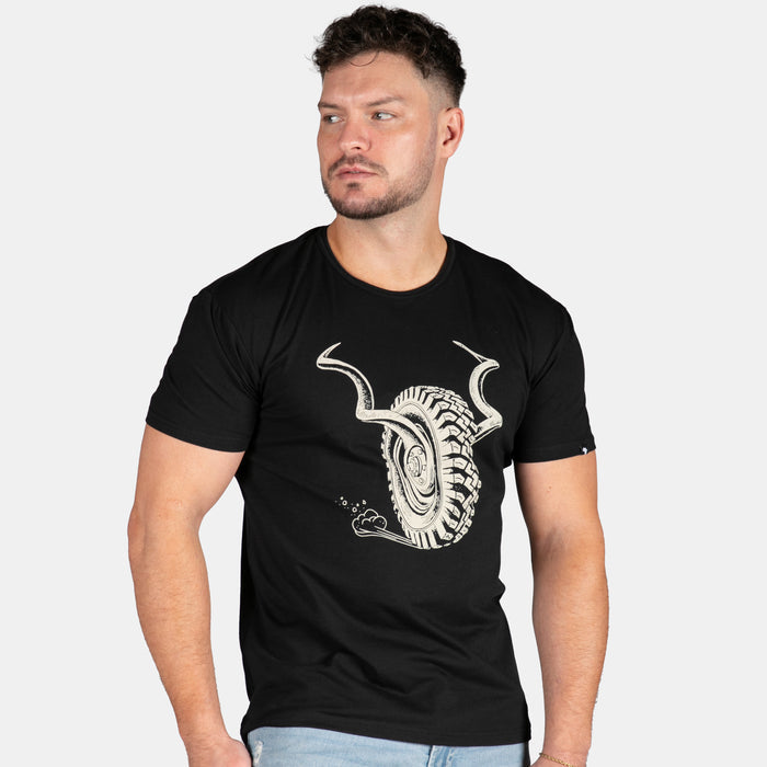 Men's Give It Horns T-Shirt - Black