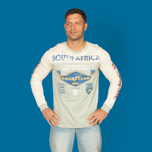 Men's Good Fear Long Sleeve T- Shirt - Grey