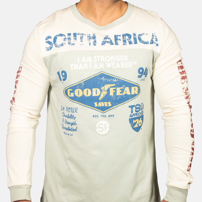 Men's Good Fear Long Sleeve T- Shirt - Grey