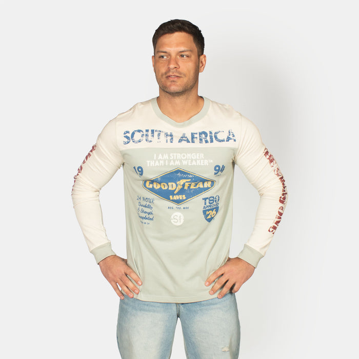 Men's Good Fear Long Sleeve T- Shirt - Grey