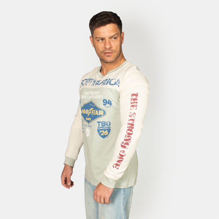 Men's Good Fear Long Sleeve T- Shirt - Grey