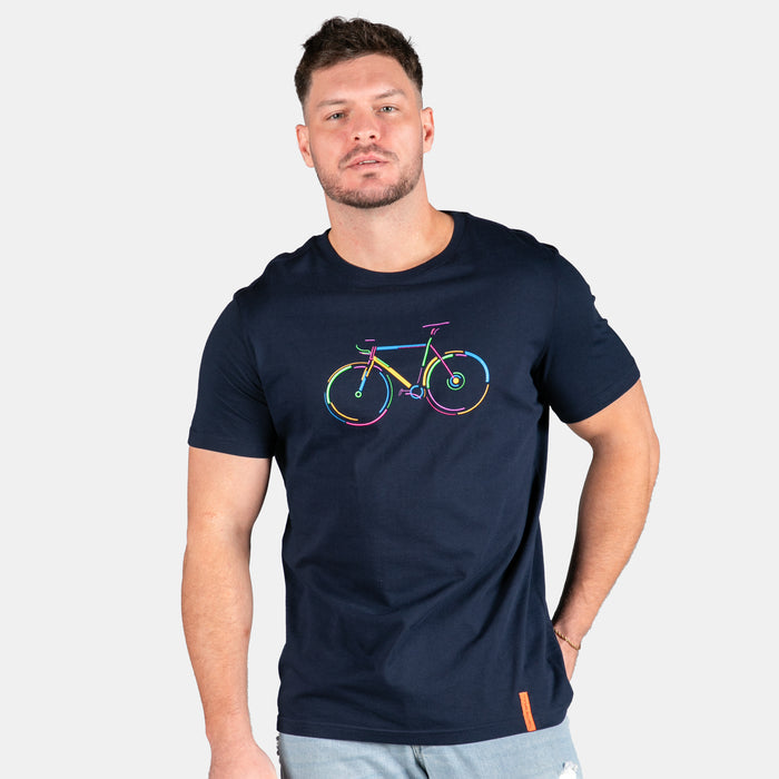Men's Graphic Cycle T- Shirt - Navy