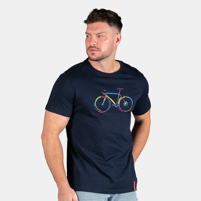 Men's Graphic Cycle T- Shirt - Navy