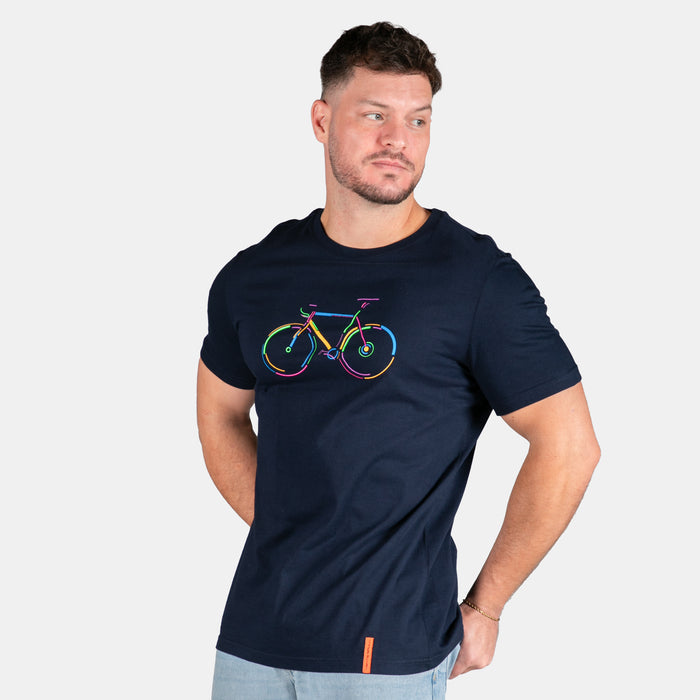 Men's Graphic Cycle T- Shirt - Navy