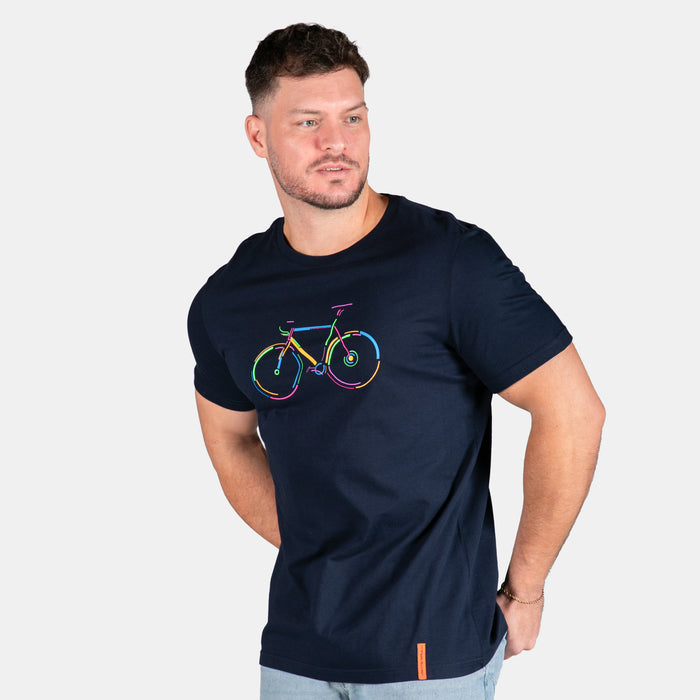 Men's Graphic Cycle T- Shirt - Navy