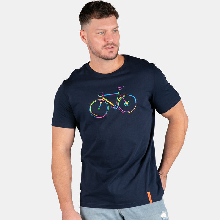 Men's Graphic Cycle T- Shirt - Navy