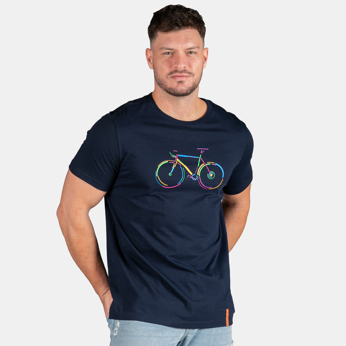Men's Graphic Cycle T- Shirt - Navy