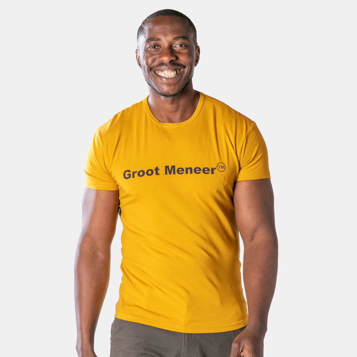 Men's Groot Meneer T-Shirt - Mustard