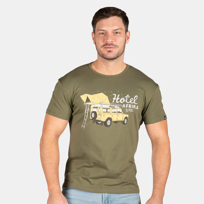Men's Hotel Afrika T-Shirt - Olive