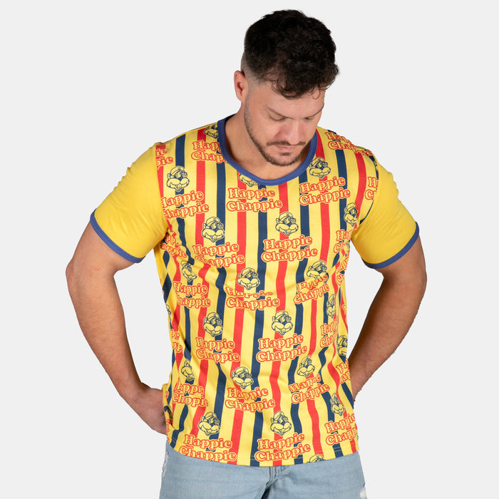 Men's Iconic Happy Chappies T-Shirt - Yellow