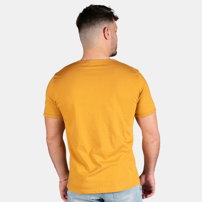 Men's Iconic Lion Matches T-Shirt - Mustard