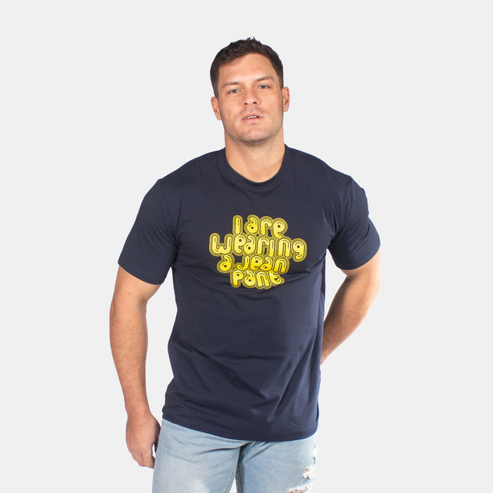 Men's Jean Pant T-Shirt - Navy