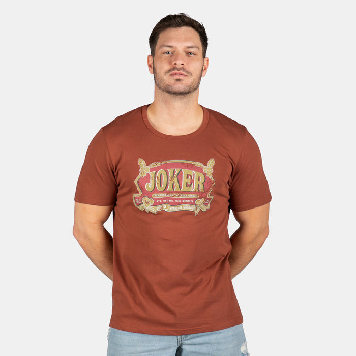 Men's Joker T-Shirt - Rust