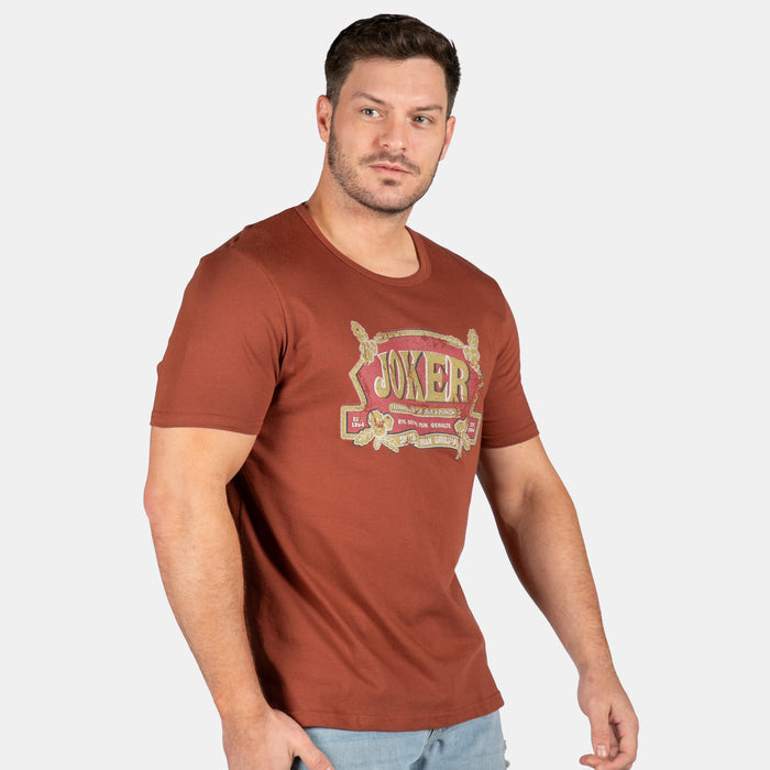 Men's Joker T-Shirt - Rust