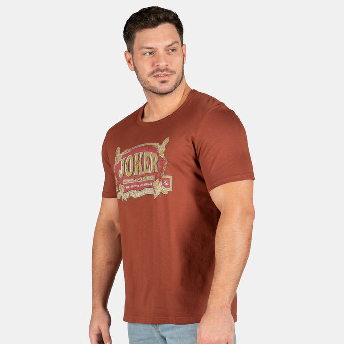 Men's Joker T-Shirt - Rust