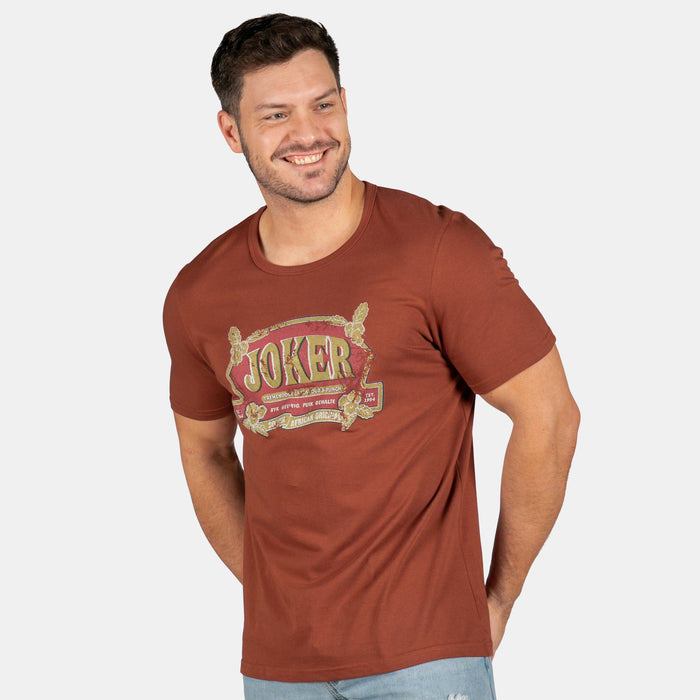 Men's Joker T-Shirt - Rust